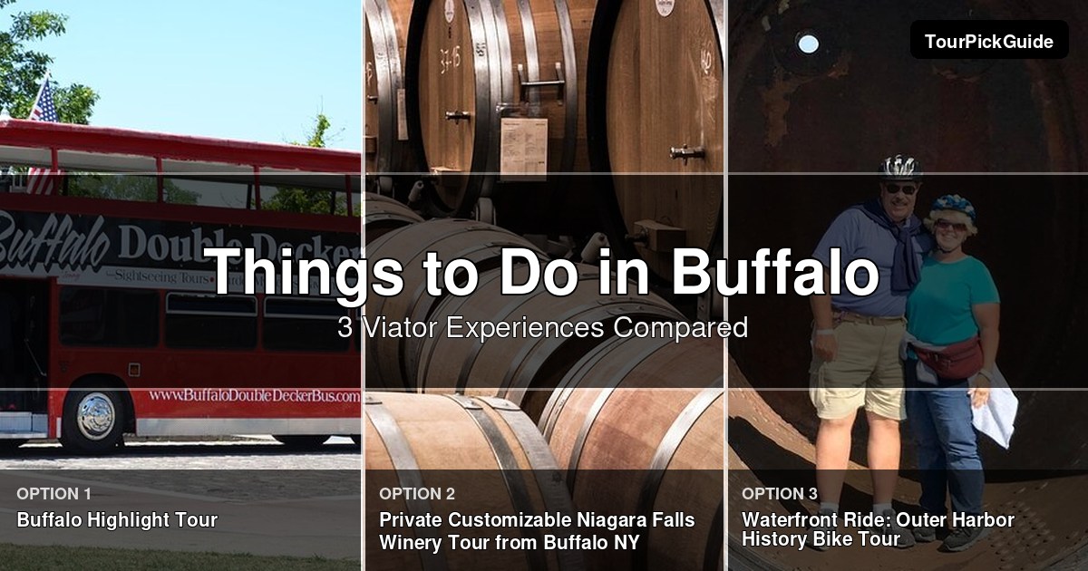 things to do in Buffalo – three Viator experiences compared