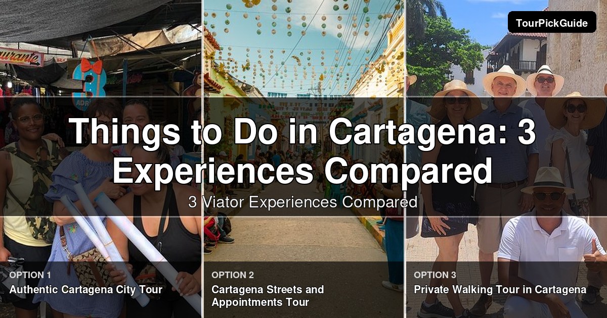 things to do in Cartagena – three Viator experiences compared