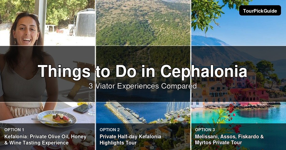 things to do in Cephalonia – three Viator experiences compared