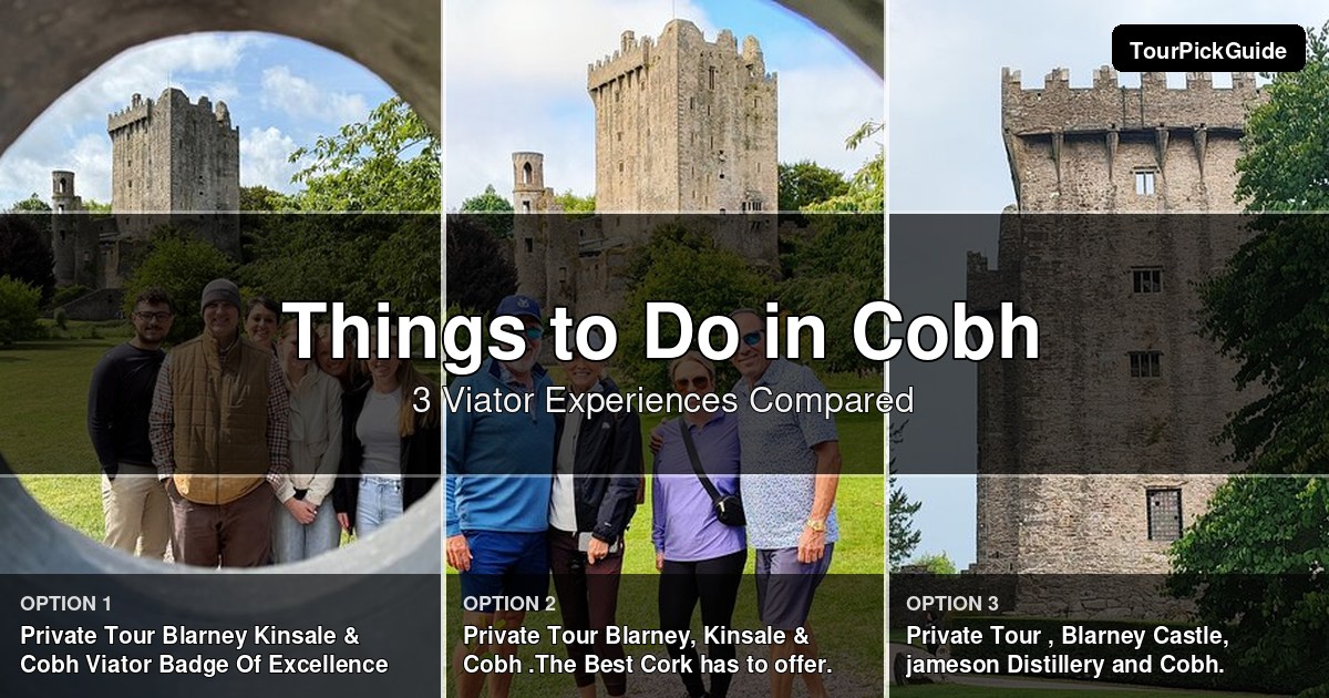 things to do in Cobh – three Viator experiences compared