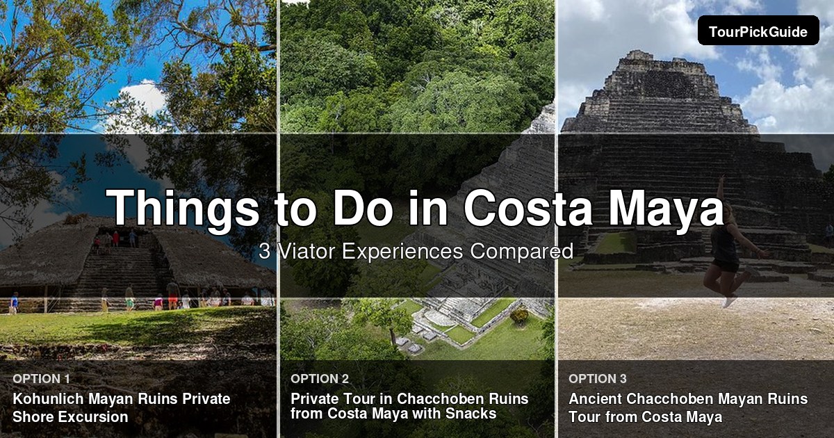 things to do in Costa Maya – three Viator experiences compared