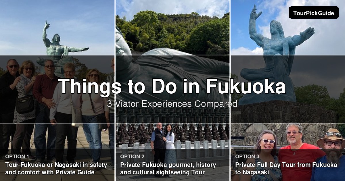 things to do in Fukuoka – three Viator experiences compared