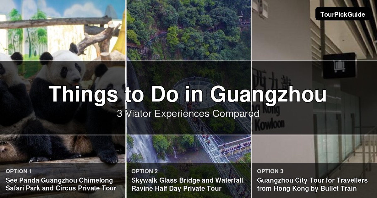things to do in Guangzhou – three Viator experiences compared