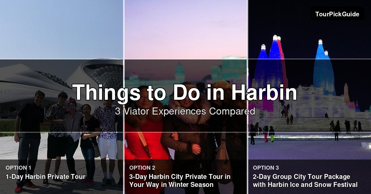 things to do in Harbin – three Viator experiences compared
