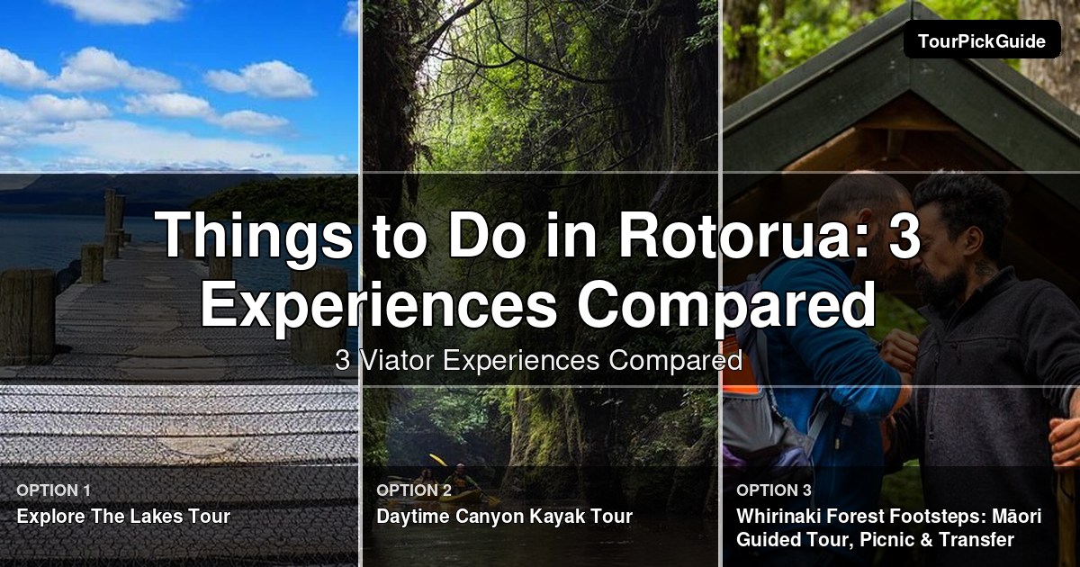 things to do in Rotorua – three Viator experiences compared