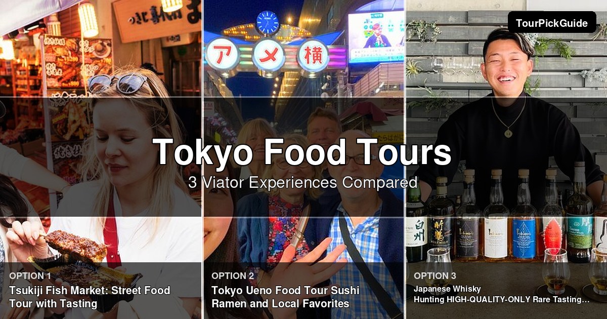 Tokyo food tours – three Viator experiences compared