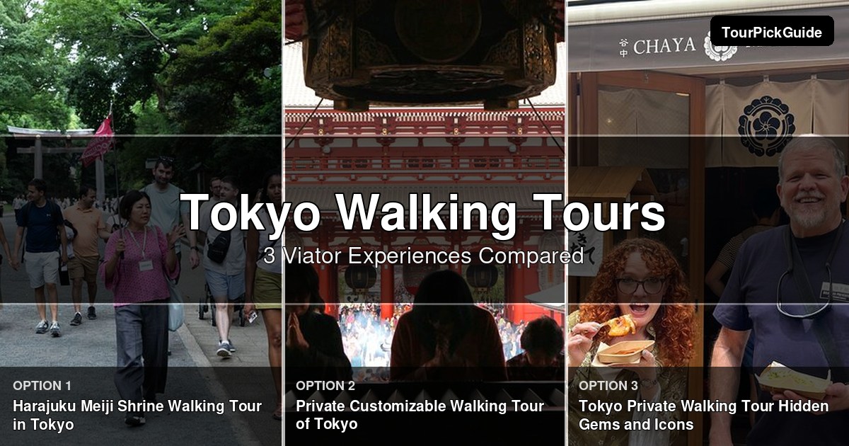 Tokyo walking tours – three Viator experiences compared