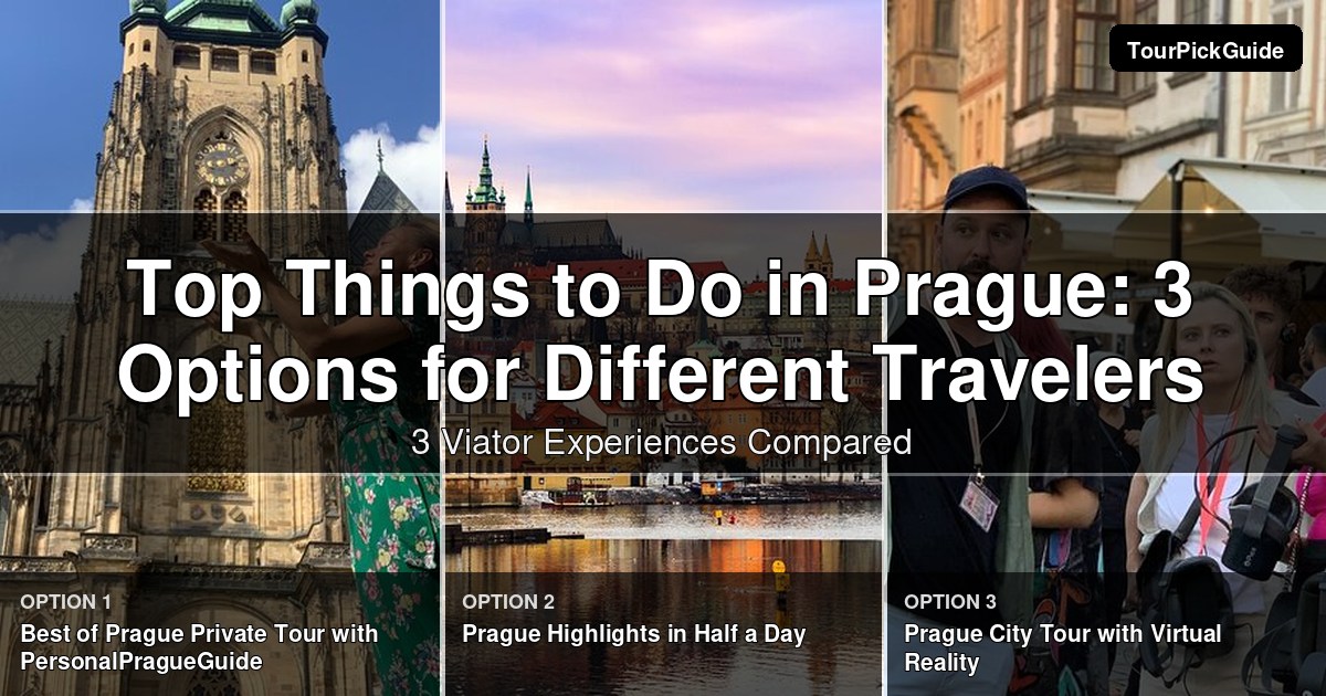 top things to do in prague – three Viator experiences compared