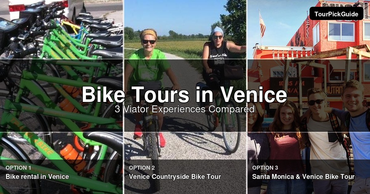 Venice bike tours – three Viator experiences compared