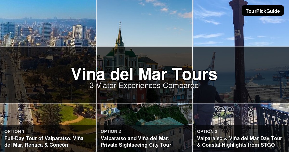Vina del Mar tours – three Viator experiences compared