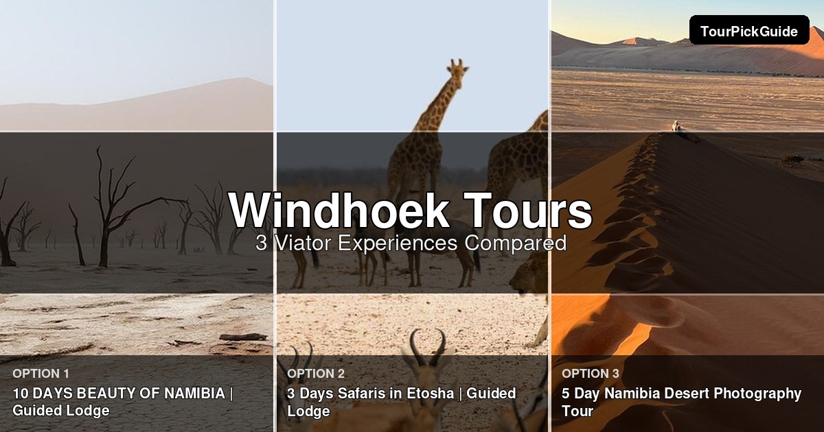 Windhoek tours – three Viator experiences compared