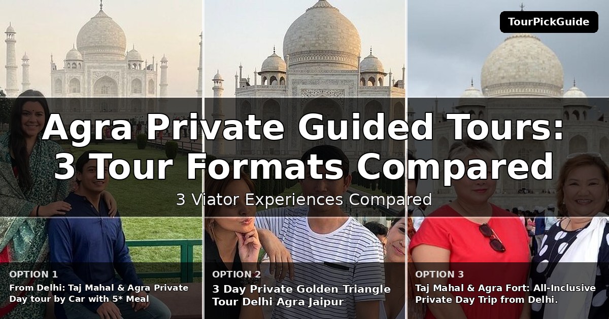 Agra private guided tours – three Viator experiences compared