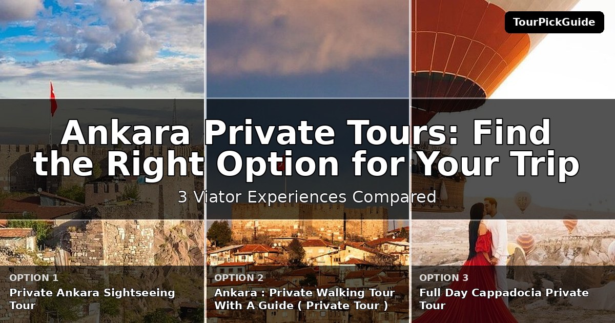 Ankara private tours – three Viator experiences compared