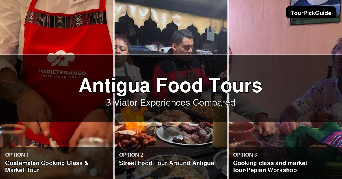 Antigua food tours – three Viator experiences compared