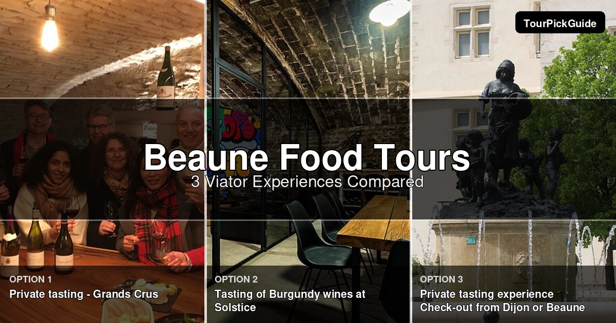 Beaune food tours – three Viator experiences compared