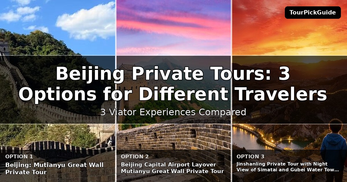 Beijing private tours – three Viator experiences compared