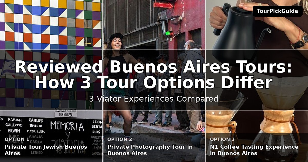 best reviewed Buenos Aires tours – three Viator experiences compared