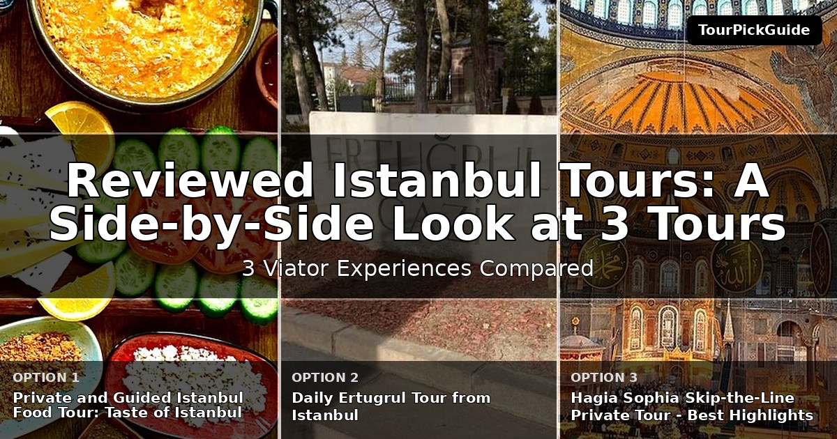 best reviewed Istanbul tours – three Viator experiences compared