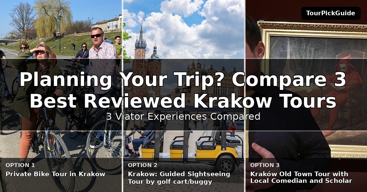 best reviewed Krakow tours – three Viator experiences compared