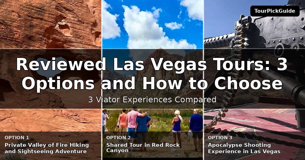 best reviewed Las Vegas tours – three Viator experiences compared