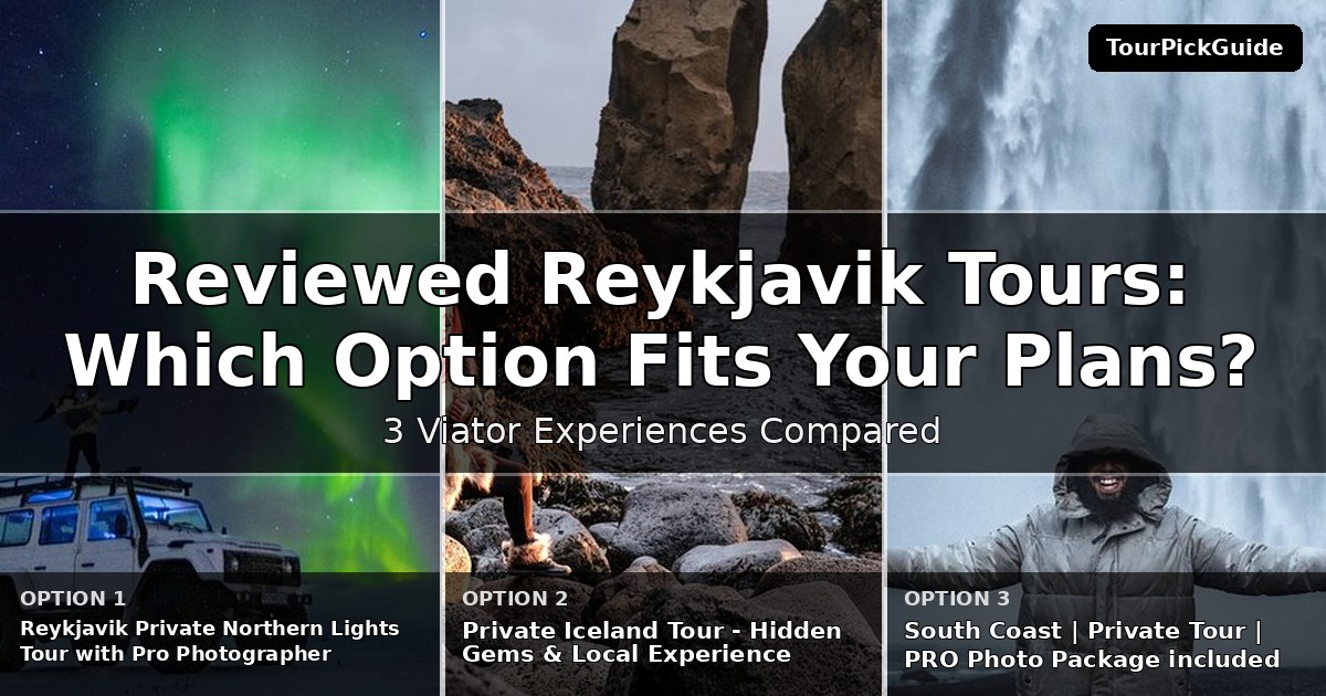 best reviewed Reykjavik tours – three Viator experiences compared