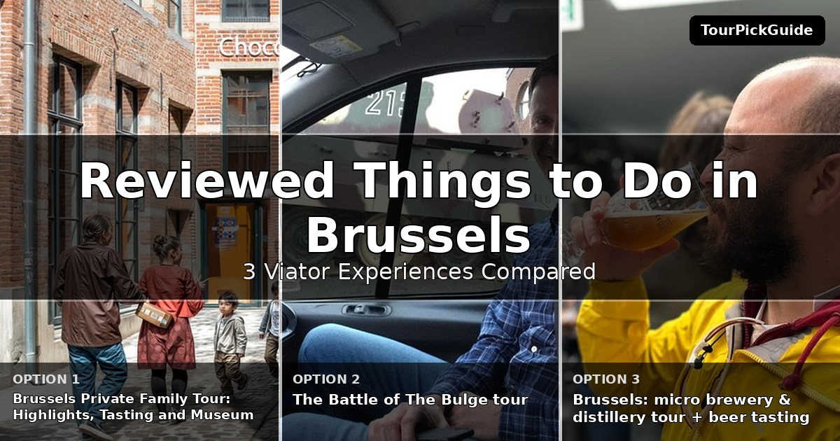 best reviewed things to do in Brussels – three Viator experiences compared