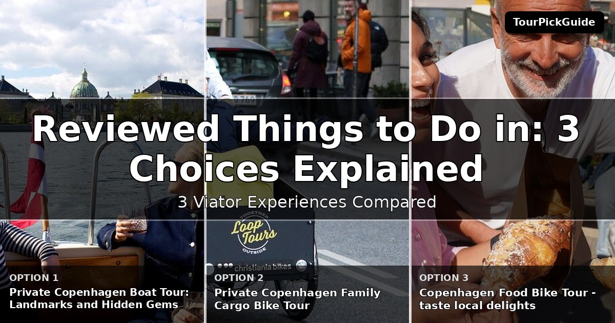 best reviewed things to do in Copenhagen – three Viator experiences compared