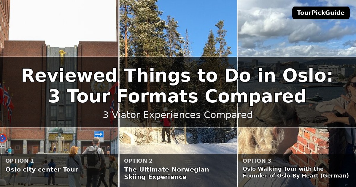 best reviewed things to do in Oslo – three Viator experiences compared
