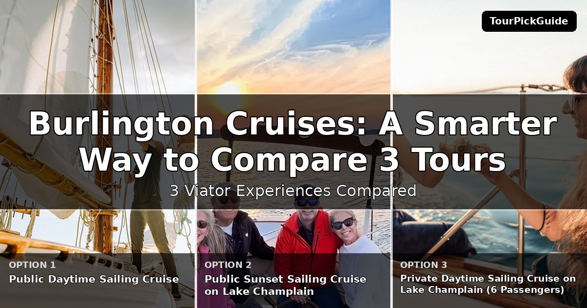 Burlington cruises – three Viator experiences compared
