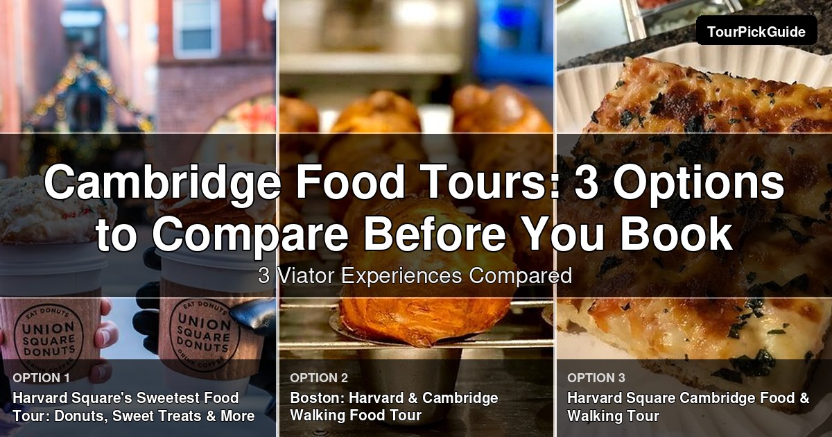 Cambridge food tours – three Viator experiences compared