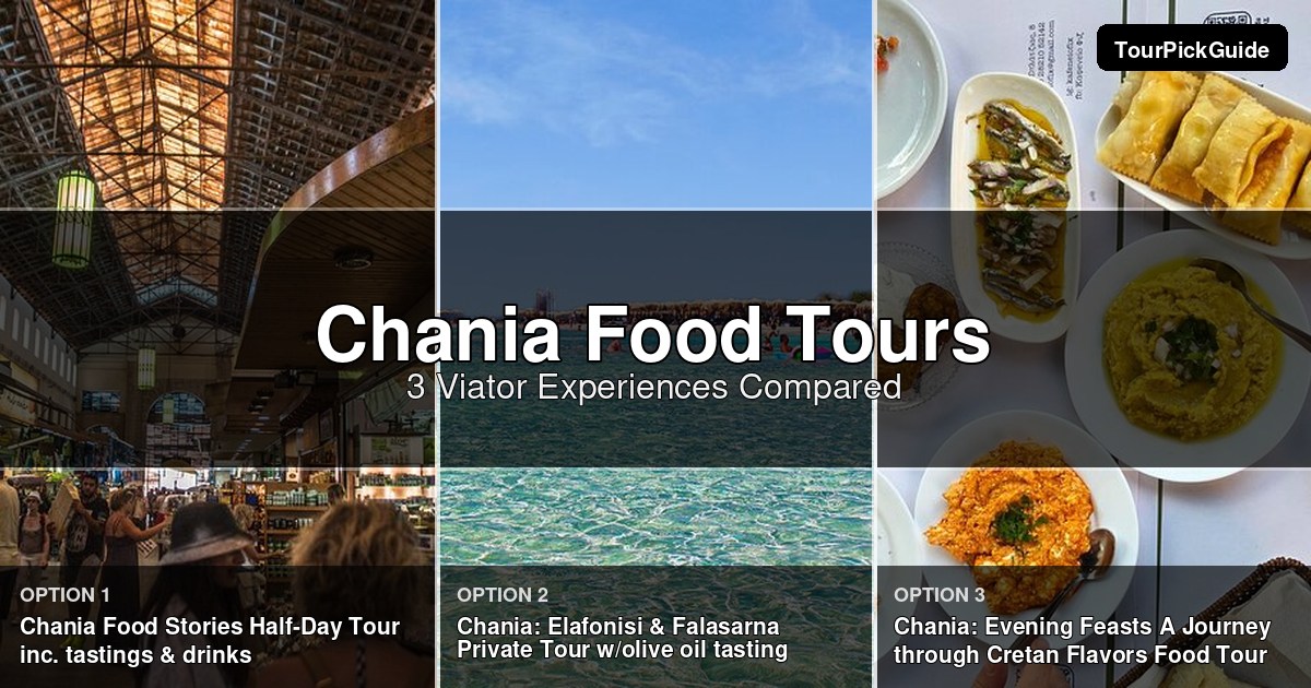 Chania food tours – three Viator experiences compared