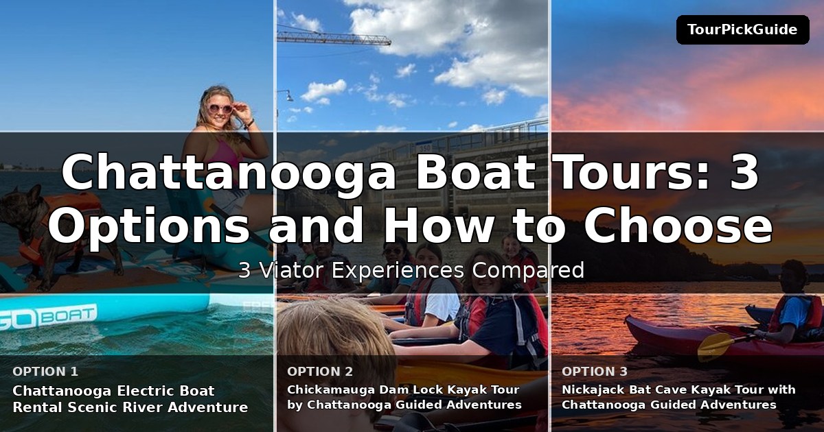 Chattanooga boat tours – three Viator experiences compared