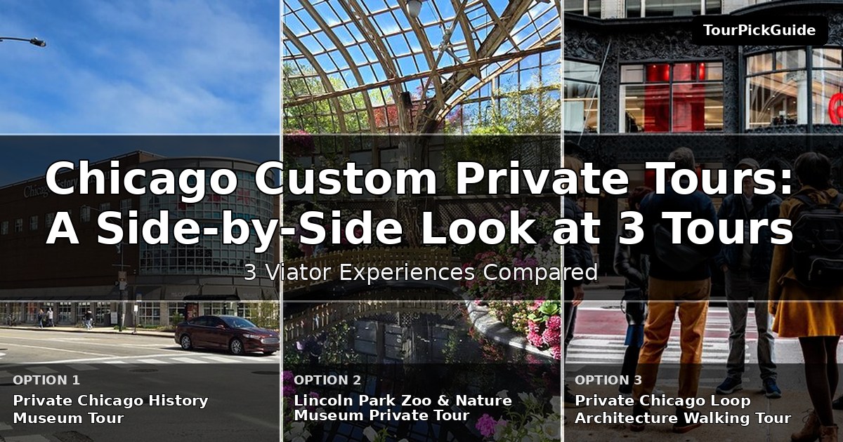 Chicago custom private tours – three Viator experiences compared