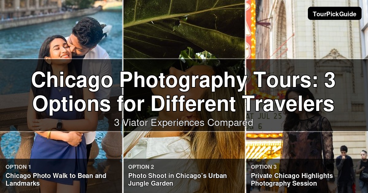 Chicago photography tours – three Viator experiences compared