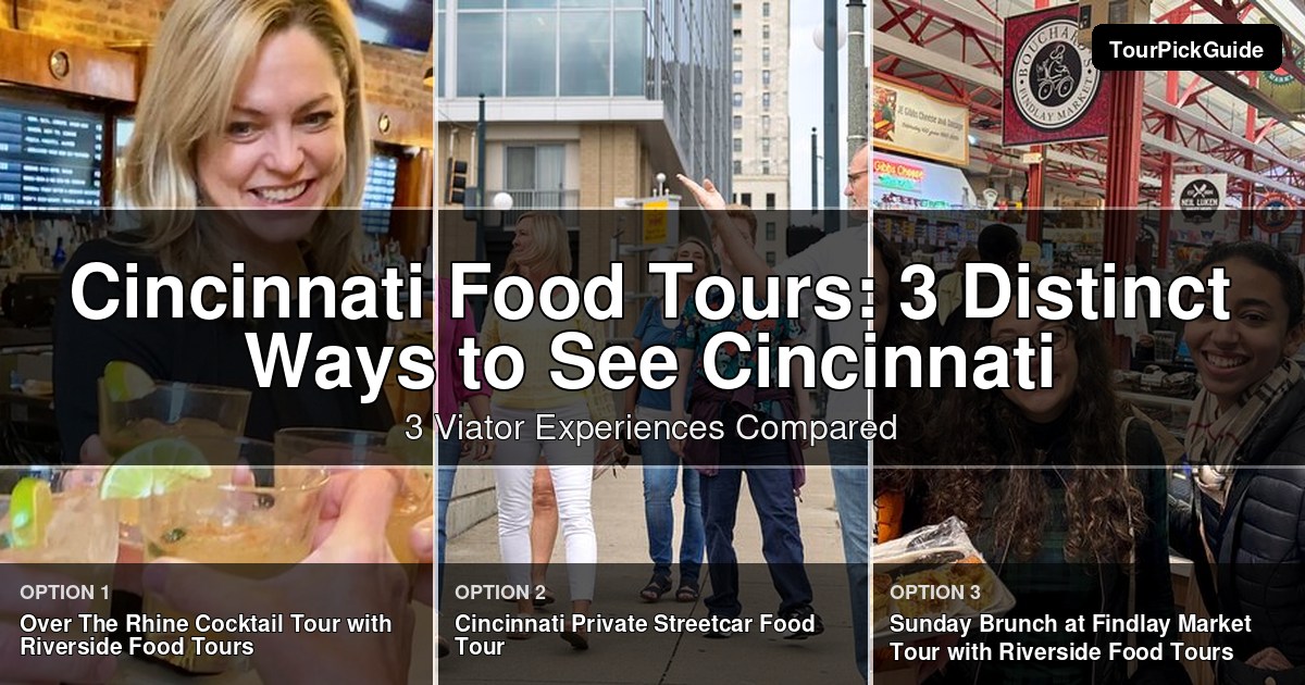 Cincinnati food tours – three Viator experiences compared