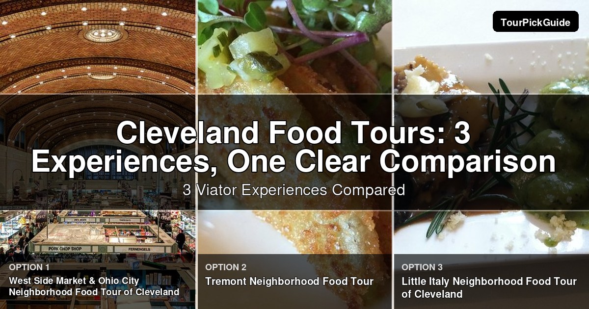 Cleveland food tours – three Viator experiences compared