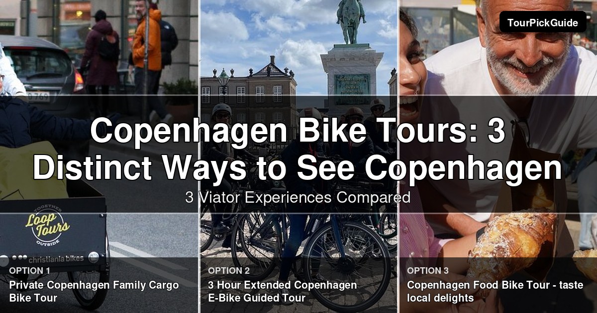 Copenhagen bike tours – three Viator experiences compared