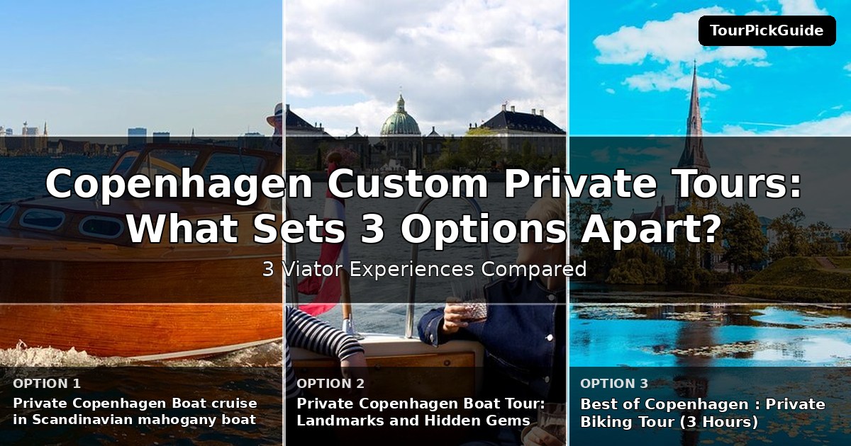 Copenhagen custom private tours – three Viator experiences compared