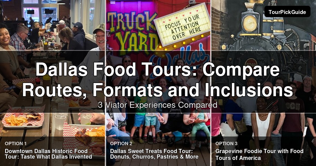 Dallas food tours – three Viator experiences compared