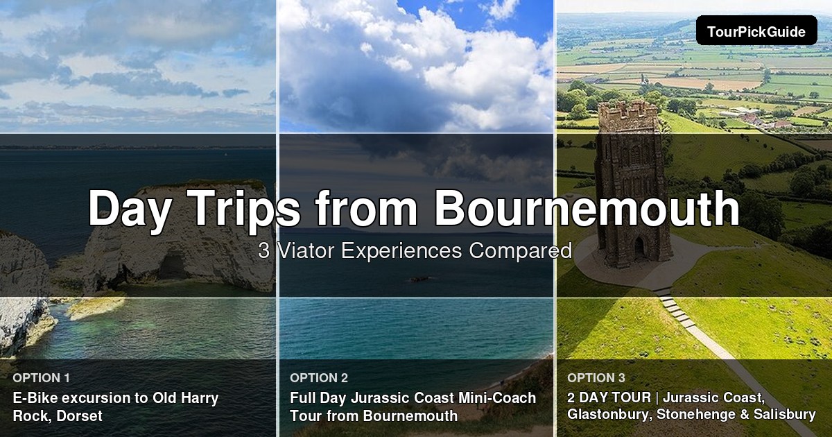 day trips from Bournemouth – three Viator experiences compared
