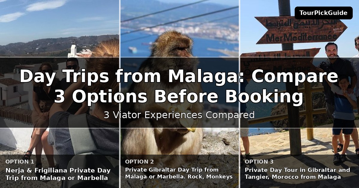 day trips from Malaga – three Viator experiences compared