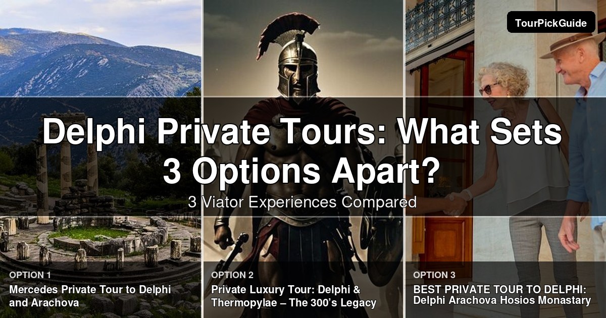 Delphi private tours – three Viator experiences compared