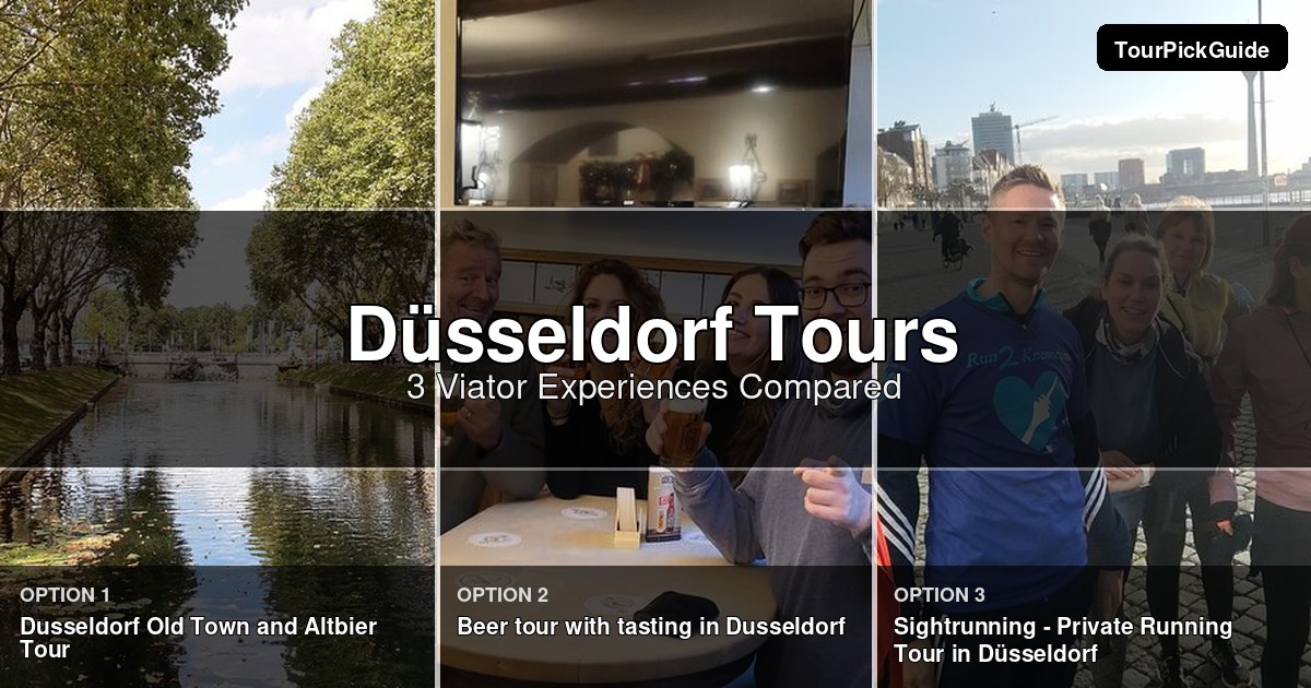 Düsseldorf tours – three Viator experiences compared