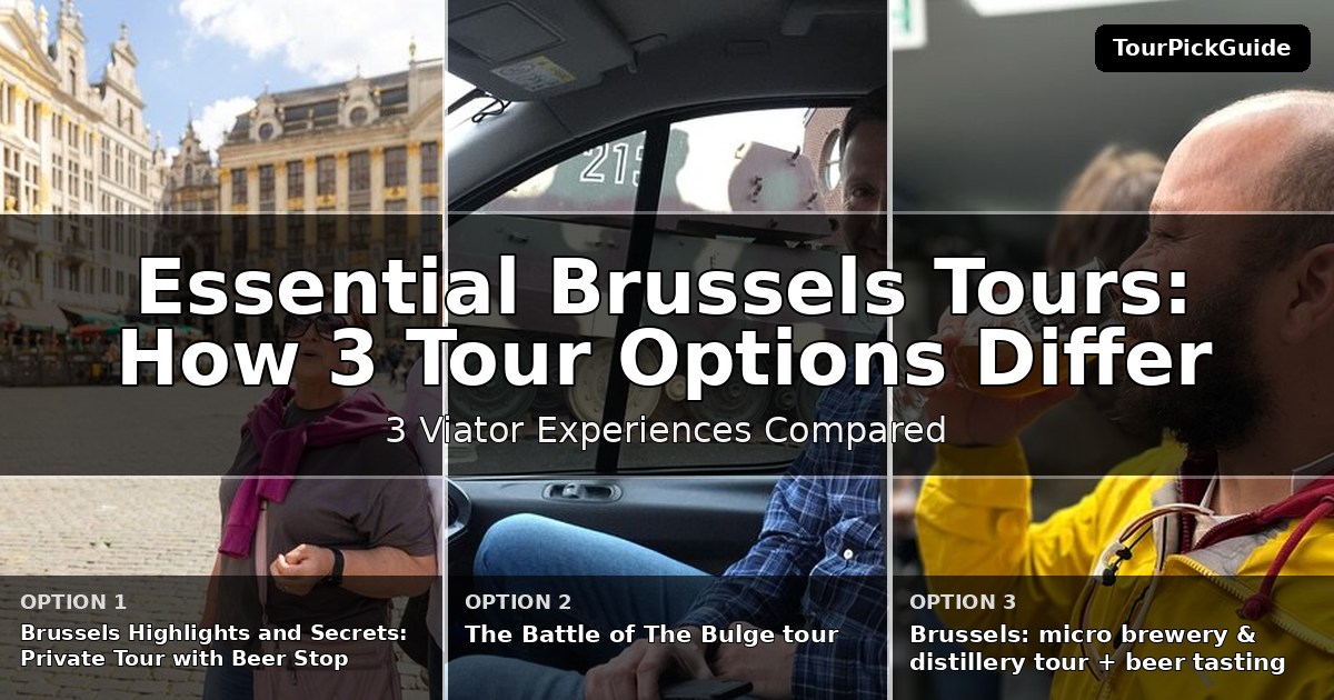 essential Brussels tours – three Viator experiences compared