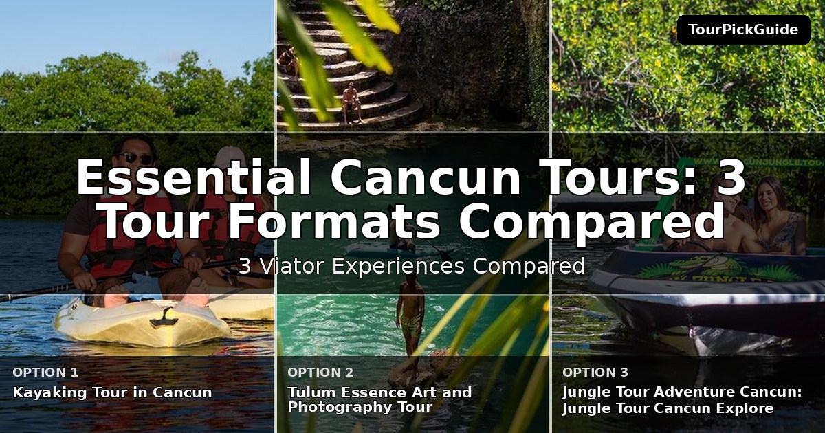 essential Cancun tours – three Viator experiences compared