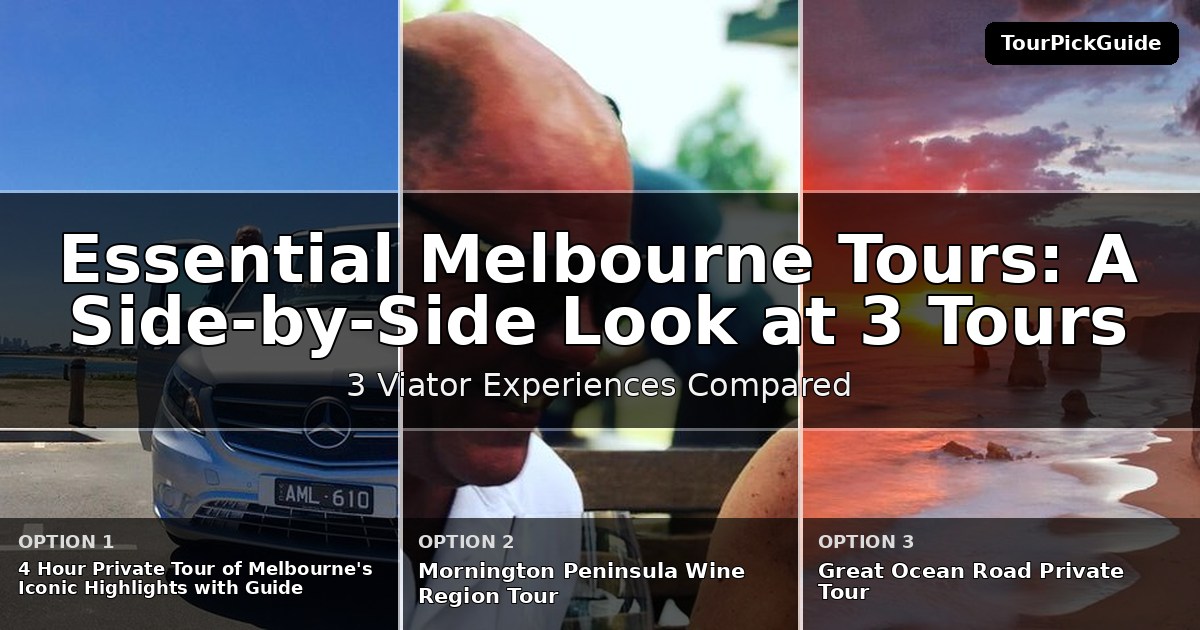 essential Melbourne tours – three Viator experiences compared