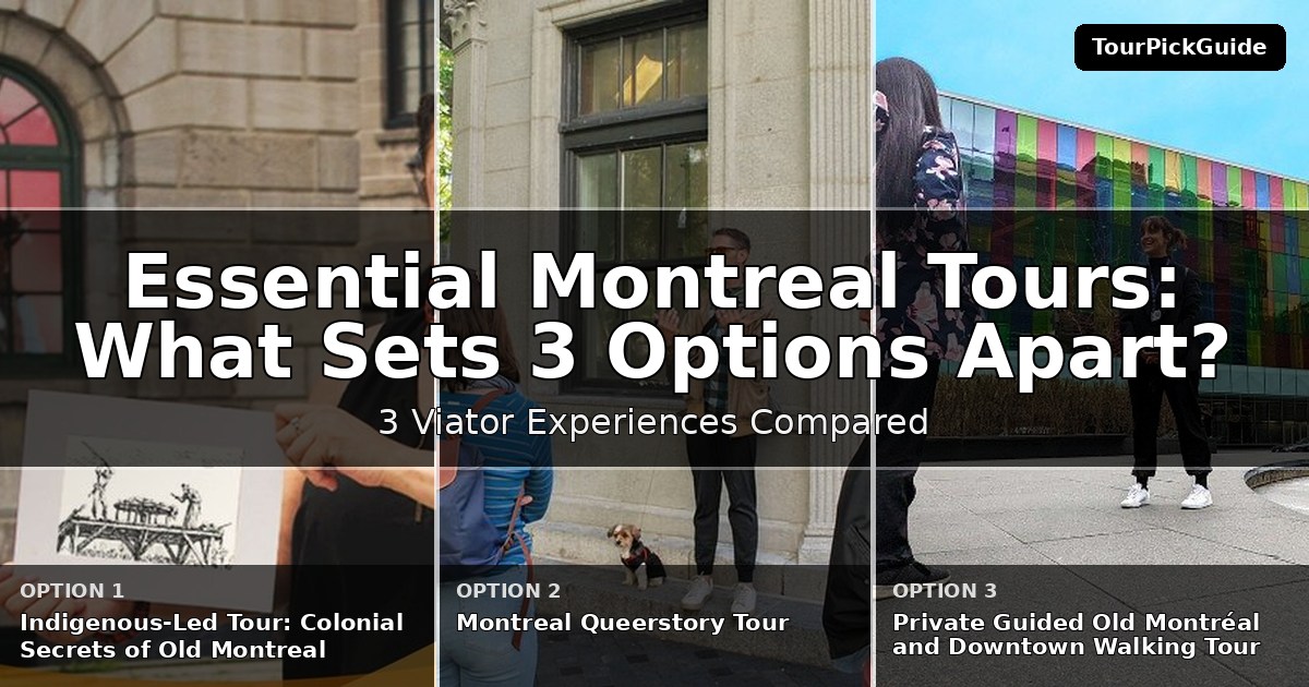 essential Montreal tours – three Viator experiences compared