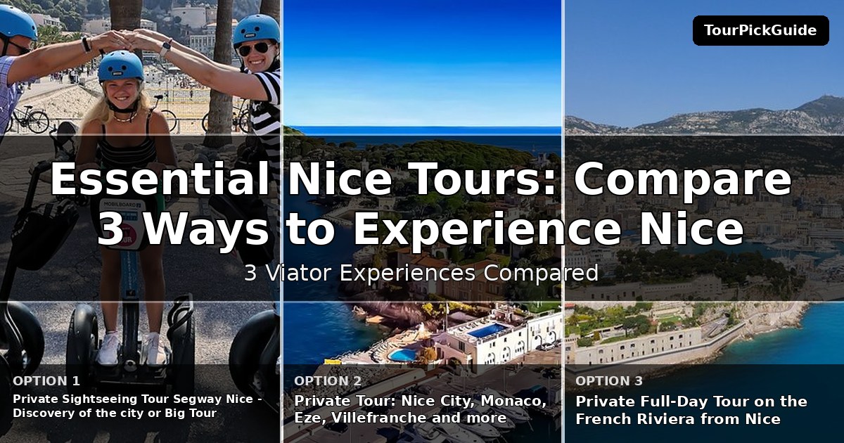 essential Nice tours – three Viator experiences compared