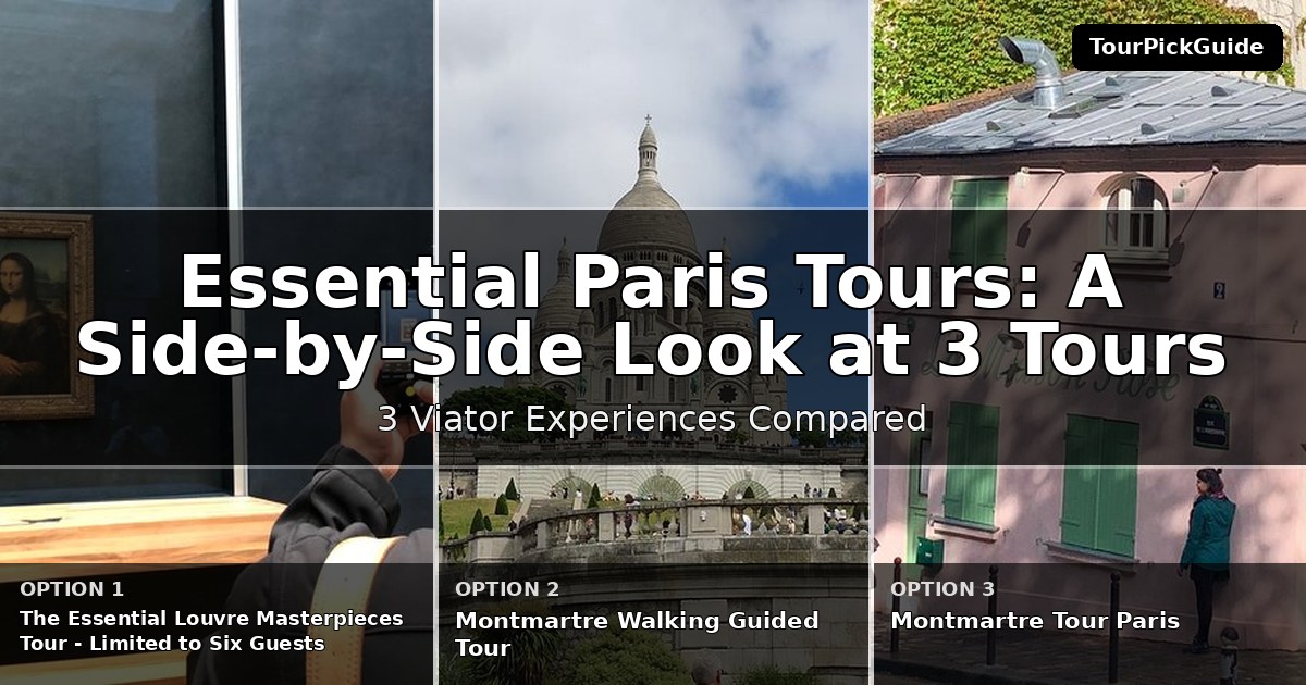 essential Paris tours – three Viator experiences compared