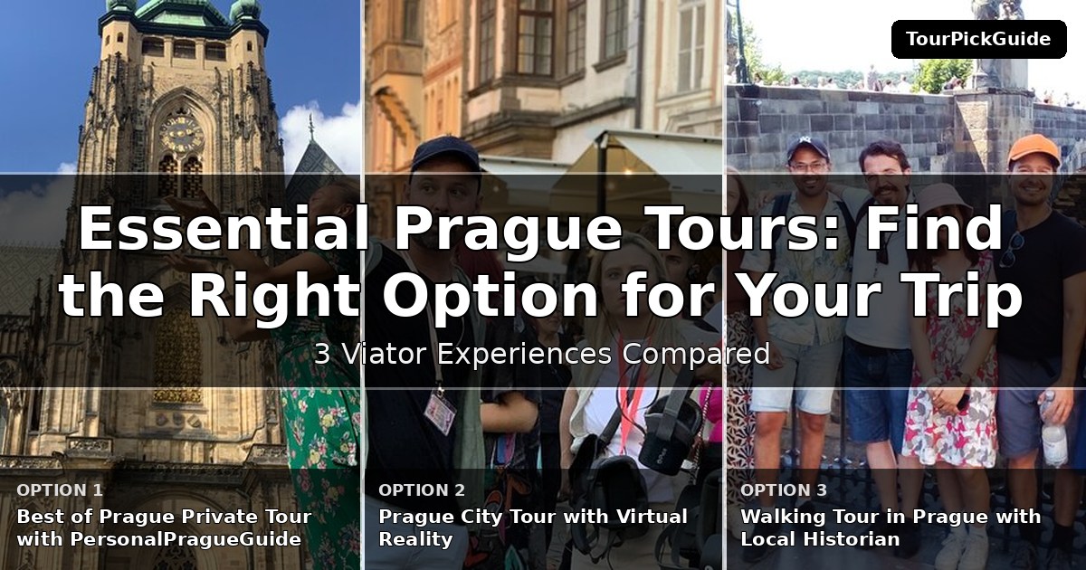 essential Prague tours – three Viator experiences compared